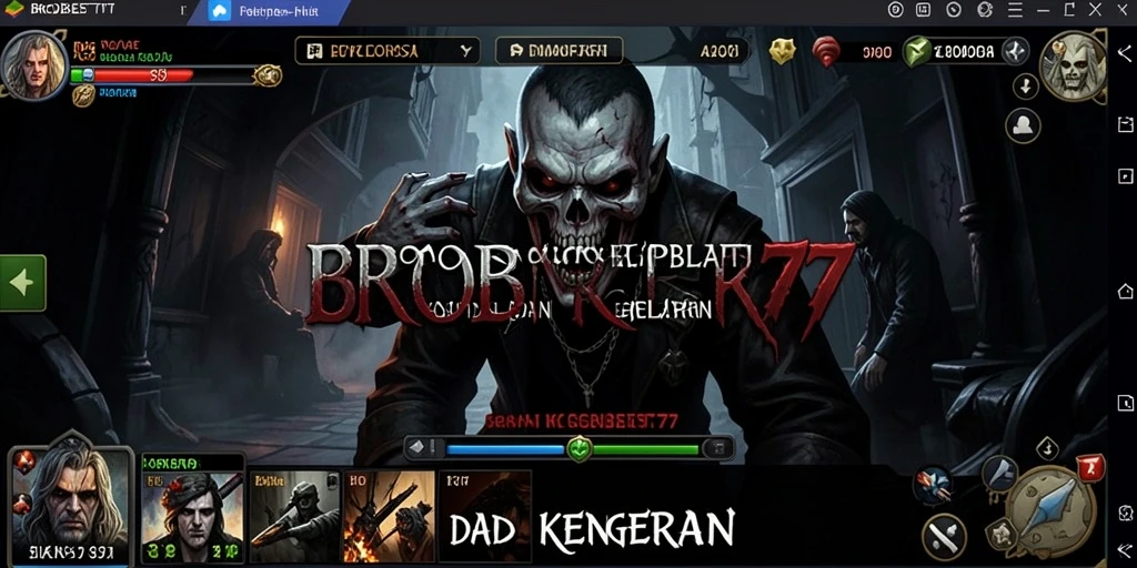 Screenshot utama BROBET77 menampilkan momen menegangkan dalam gameplay Horror.