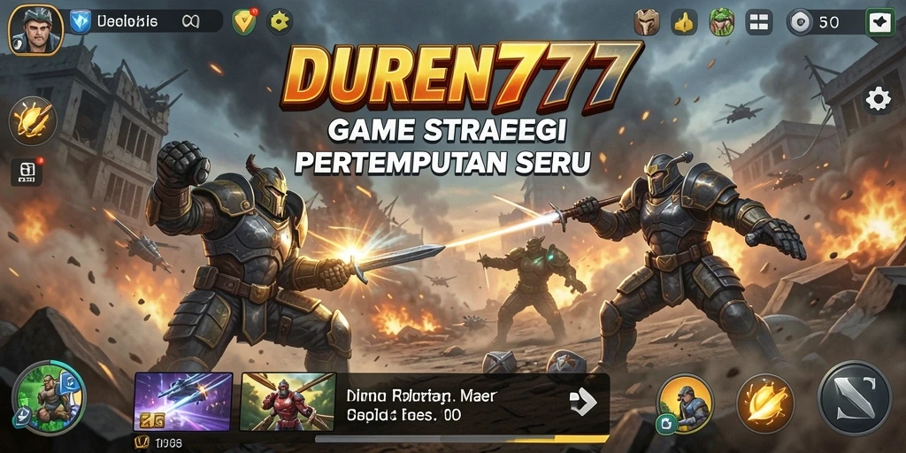 Tampilan gameplay DUREN777 yang menakjubkan dan penuh strategi.