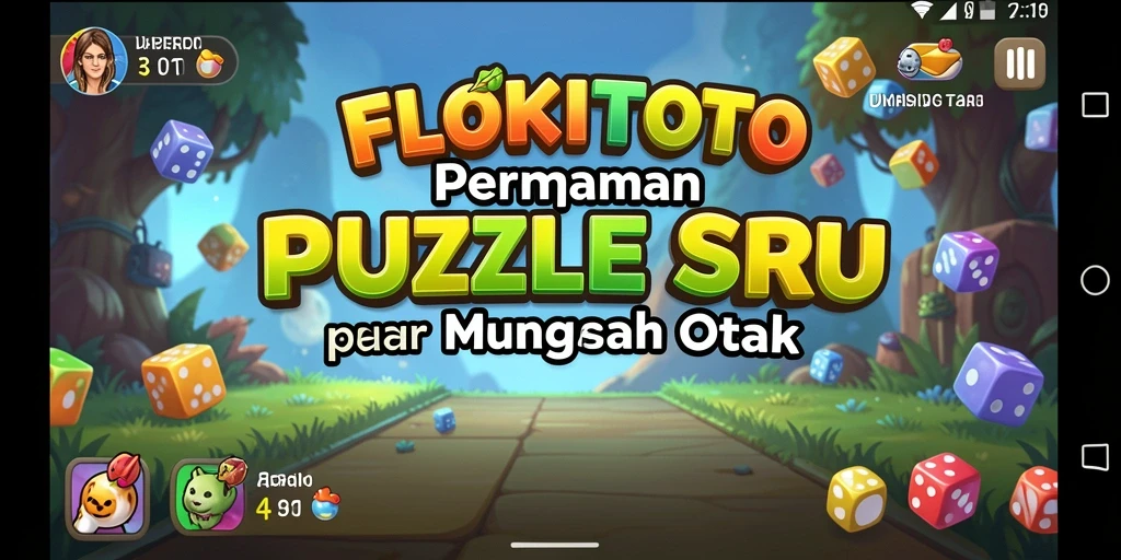 Gameplay seru FLOKITOTO yang menampilkan teka-teki menarik.