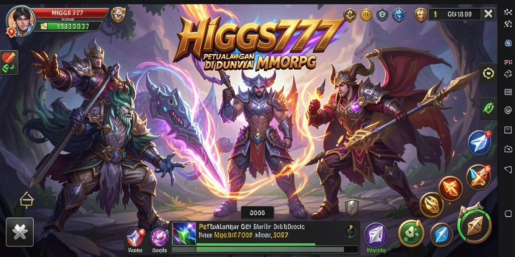 Tampilan gameplay HIGGS777 yang seru dan menakjubkan.