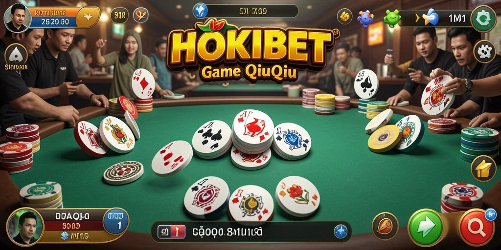 Screenshot gameplay QiuQiu HOKIBET yang menarik dan seru.