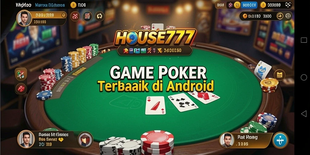 Tampilan gameplay menarik dari <strong>HOUSE777</strong> dengan suasana Poker yang seru.