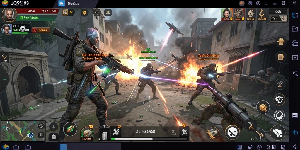 Tampilan gameplay JOSS188 yang menegangkan dan penuh strategi.