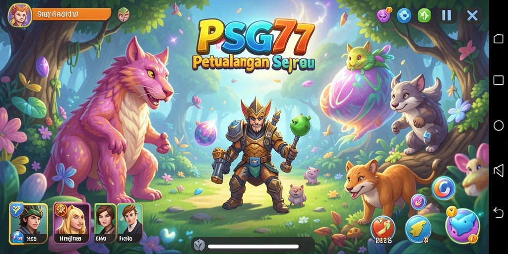 Tampilan gameplay yang menegangkan dari PSG77 dengan eksplorasi penuh aksi.