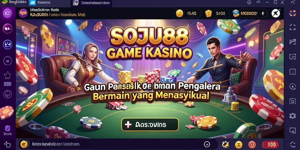 Screenshot SOJU88 menampilkan gameplay Kasino yang menarik dan interaktif.