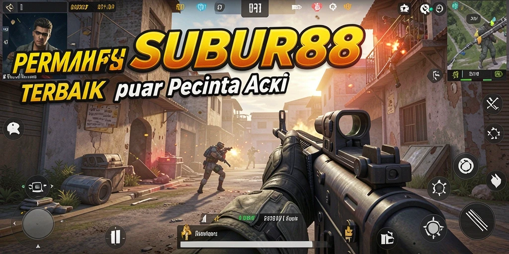 Tangkapan layar menampilkan pertempuran intens dalam SUBUR88.